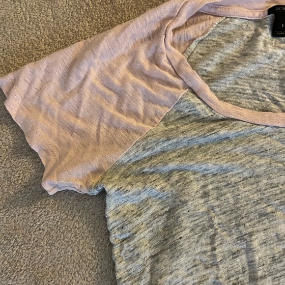 Jcrew pink and gray baseball tee - Picture 6 of 7